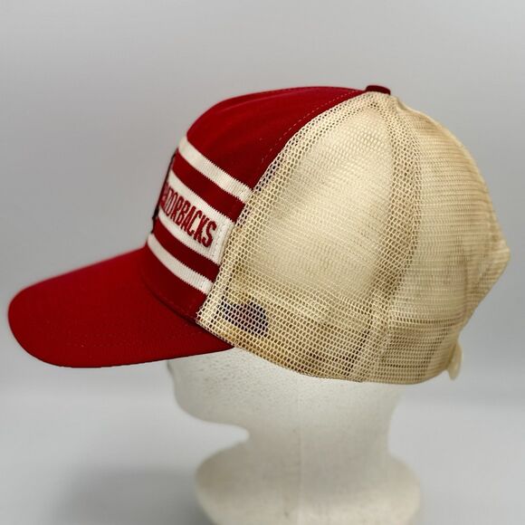 Vintage Arkansas Razorbacks Trucker Hat 80s Mesh Snapback Made in USA - Picture 5 of 14